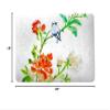 Betsy Drake Blue Bird & Flowers Door Mat 18x26 view 2