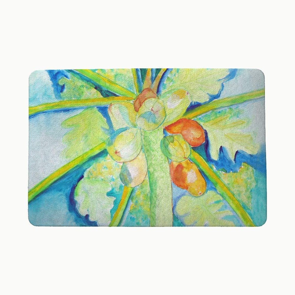 Betsy Drake Big Cocoa Nuts Door Mat 18x26