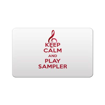 Makoroni - KEEP CALM AND PLAY SAMPLER 2"x3" Novelty Humor Gift Refrigerator Magnet, DesG22