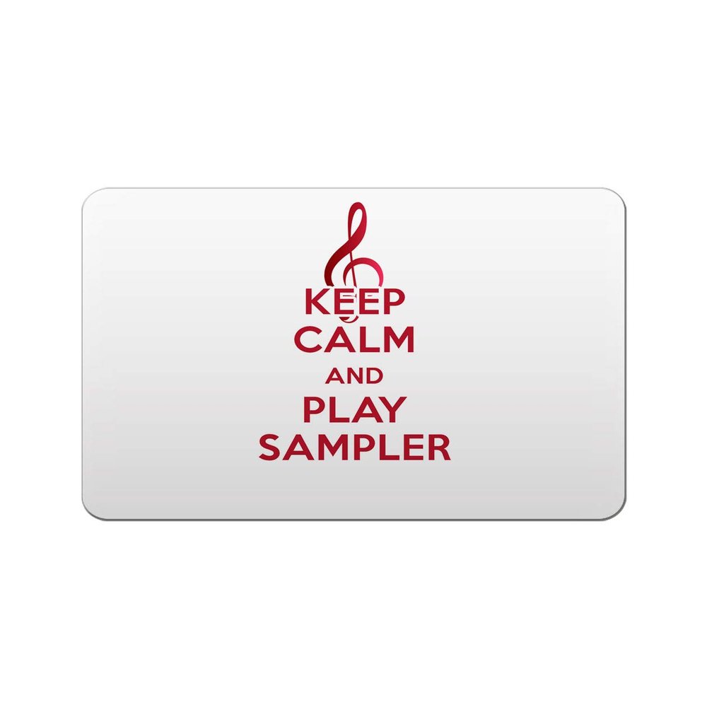 Makoroni - KEEP CALM AND PLAY SAMPLER 2"x3" Novelty Humor Gift Refrigerator Magnet, DesG22