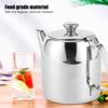 0.5L (20oz) Stainless Steel Teapot Coffee Pot, Kettle Cold Water Jug Short Spout for Hotel Restaurant view 3