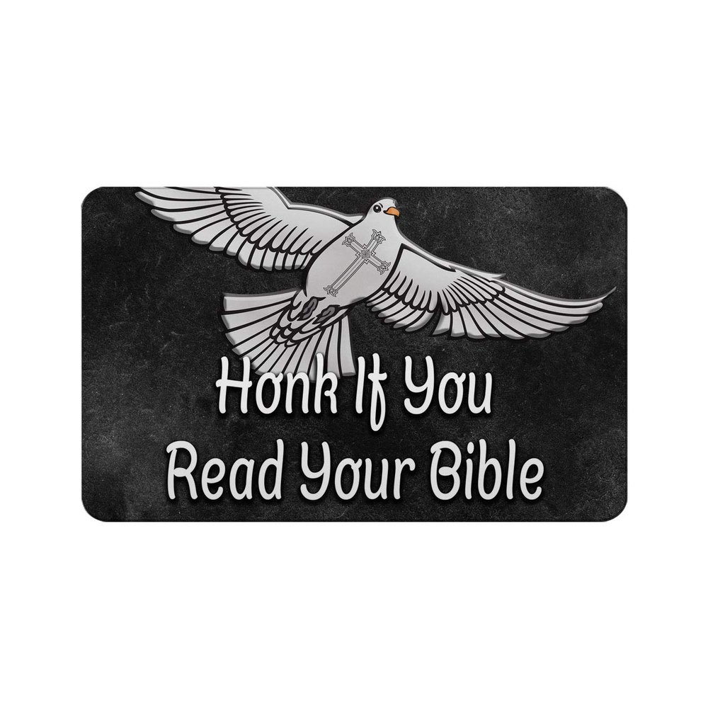 Makoroni - Honk if You Read Your Bible Christian Pigeon 2"x3" Novelty Humor Gift Refrigerator Magnet, DesR6
