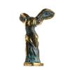 BEAUTIFUL GREEK STATUES Ancient Ruins Louvre Museum Winged Victory of Samothrace Solid Bronze 5.5 Inches view 1