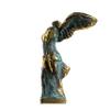 BEAUTIFUL GREEK STATUES Ancient Ruins Louvre Museum Winged Victory of Samothrace Solid Bronze 5.5 Inches view 2