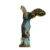 BEAUTIFUL GREEK STATUES Ancient Ruins Louvre Museum Winged Victory of Samothrace Solid Bronze 5.5 Inches view 4