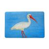 Betsy Drake Posing White Ibis Door Mat 18"x26" view 1