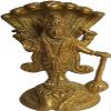 Brass Small Pooja Articles for poojan in Your Home Office or Temple Traditional Indian puja and Gift Items (Vishnu-ji) view 1