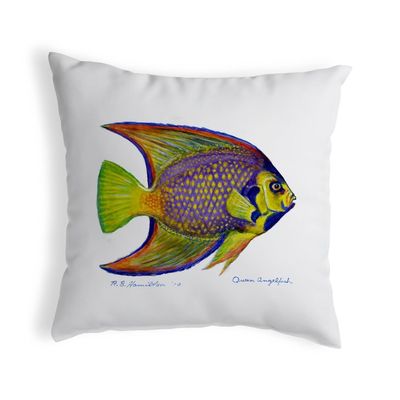 Betsy Drake KS769 Throw Pillow, 12 inches x 12 inches, Multi