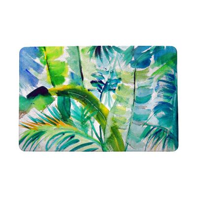 Betsy Drake Jungle Greens Door Mat 18x26