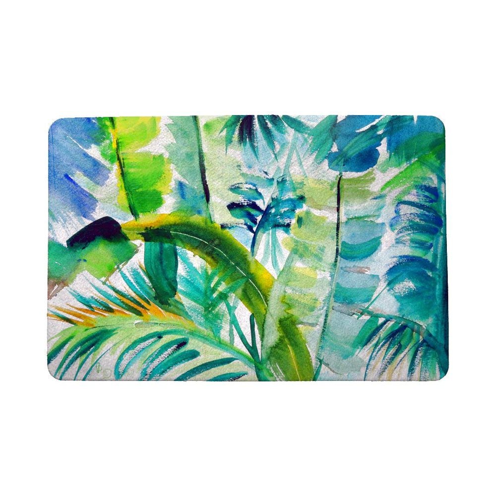 Betsy Drake Jungle Greens Door Mat 18x26