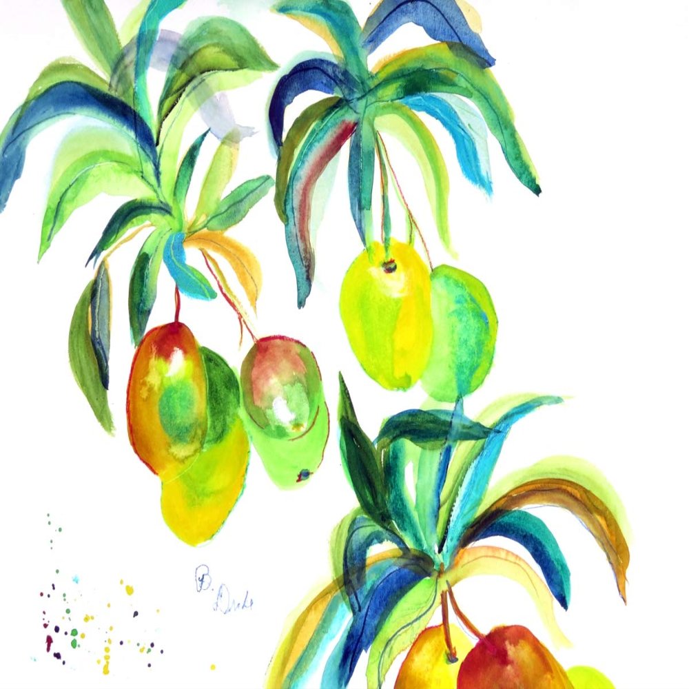 Betsy Drake Mangos Door Mat 18x26