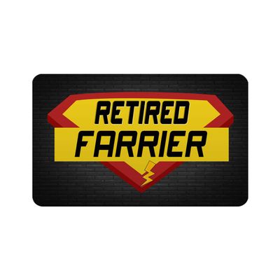 Makoroni - RETIRED FARRIER Career 2"x3" Novelty Humor Gift Refrigerator Magnet, DesZ85