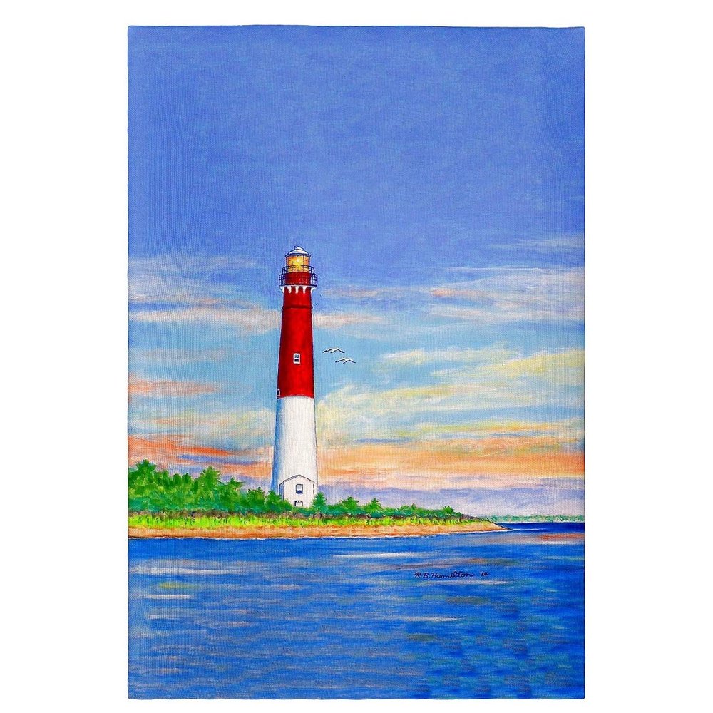Betsy Drake GT181 Barnegat Lighthouse Guest Towel