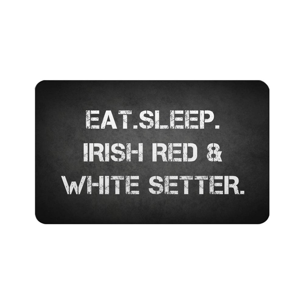 Makoroni - EAT SLEEP IRISH RED & WHITE SETTER 2"x3" Novelty Humor Gift Refrigerator Magnet, DesH76