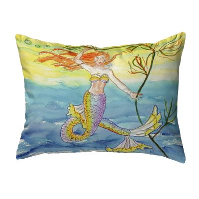 Betsy Drake KS373 Throw Pillow, 11 inches x 14 inches, Multi