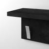 Mobili Fiver, Wall coat hanger, Rachele, 23.62 in, Concrete Effect, Black, Made In Italy view 4