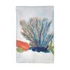 Betsy Drake KT1070 Coral & Shells Kitchen Towel view 1