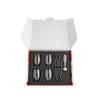 Alessi GV33SET The Player Mixing Set in 18/10 stainless steel and crystalline glass. view 2