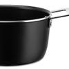 Alessi AJM101/20B Pots&Pans Casserole with two handles in aluminium with non-stick interior, black,  20 view 4