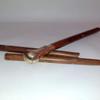 Ganga Nautical Handmade Wooden Folding Walking Stick - 36 INCHES with Round Brass Handle view 3