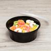 Karat [8oz - 240 ct Black PP Injection Molded Round Deli Containers with Lids (FP-IMDC8-PPB) view 3