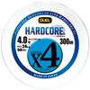 Duel Hardcore X4 H3254N-5CBL PE Fishing Line, Fishing Gear, High Strength, High Sensitivity, No. 4.0, 328.1 yd (300 m), 5 Colors, Yellow Marking