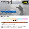 Duel Hardcore X4 H3254N-5CBL PE Fishing Line, Fishing Gear, High Strength, High Sensitivity, No. 4.0, 328.1 yd (300 m), 5 Colors, Yellow Marking view 4