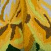 ABREEZE Rose Rug Bathroom Rug Farmhouse Carpet Yellow Floral Mats Anti-Slip(Non-Slip) Modern Carpet Washable Floor Mats for Toilet/Washroom/Bathroom (3 Roses in Bloom, Yellow) view 4