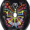 10" ROUND TALAVERA SINK, vessel mexican bathroom sink handmade folk art ceramic view 4