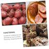 Twine Beef Salami 6 Rolls Meat Netting Roll Cotton Thread Meat Net Poultry Ham Netting Butcher Twine Tying Tool for Cooking Kitchen Baking White String view 3
