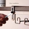 Adjustable Wine Glass Rack Under Cabinet, Hanging Wine Glass Holder and Bottle Rack, for Kitchen Bar, Restaurant, Black/White/Gold/Bronze, No Drilling view 3