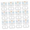 BESTOYARD Egg Tart Boxes with Window and Shockproof Inserts 25 Pcs Bakery Takeaway Containers for Muffins Cupcakes Desserts Food Grade Paper 6.29X3.14X1.77 Inch view 1