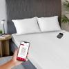 Sunbeam Polyester Wi-Fi Connected Mattress Pad, Electric Blanket, 10 Heat Settings, King Size, White view 1