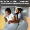 Sunbeam Polyester Wi-Fi Connected Mattress Pad, Electric Blanket, 10 Heat Settings, King Size, White view 4