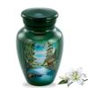 Deer Keepsake Urn, Deer Token Urn for Ashes, Hunting, Mini Buck, Hand Painted Memorial Mini Jar, Handmade Minature Forest Urns with Premium Box & Bag (Keepsake) view 1