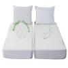Bamboo Viscose Cooling Split King Mattress Protector for Adjustable Bed Waterproof Soft Breathable Fitted Matress Cover Pad view 2