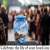 Lighthouse Urn - Full Size Portland Head Lighthouse Cremation Urn  Adult Urns for Men and Women  Ocean Blue Funeral and Memorial Urns for Human Ashes Upto 210 Lbs with Velvet Bag (Large) view 4