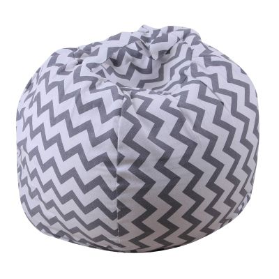 AMGJ Stuffed Animal Storage Bean Bag Chair, Beanbag Cover for Kids and Adults, Canvas Plush Toys Organizer for Boys and Girls,Style 7,18inch