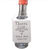 Cheers to Love Laughter Happily Ever After (RECTANGLE Tags) 1.5" x 3" With Hanging Hole, Set of 25 Tags Personalize view 1
