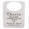 Cheers to Love Laughter Happily Ever After (RECTANGLE Tags) 1.5" x 3" With Hanging Hole, Set of 25 Tags Personalize view 2