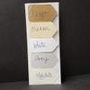 Cheers to Love Laughter Happily Ever After (RECTANGLE Tags) 1.5" x 3" With Hanging Hole, Set of 25 Tags Personalize view 4