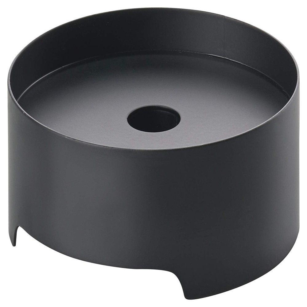 Zone 12378 Singles Candle Holder, Black, D12xH4cm