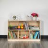 Flash Furniture Hercules Series Wooden 5-Section Classroom Storage Cabinet, School Classroom Storage Cabinet with 5 Cubbies, 24"H x 36"L, Natural view 1