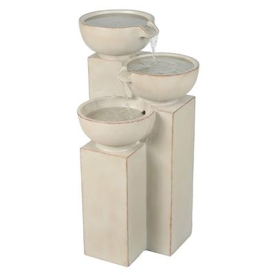 3 Tier Bowls Water Fountain with Led Light