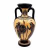 Ancient Greek Vase 22cm,Black Figure Amphora,Telemachos with Nestor view 1