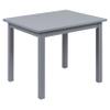 Flash Furniture Kyndl Kids Solid Hardwood Table and Chair Set for Playroom, Bedroom, Kitchen - 3 Piece Set - Gray view 4