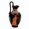 Red Figure Pottery,Greek vase 19cm, God Hephaestus,Goddess Aphrodite view 3