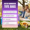 Fun Express - Large Easter Totes for Easter - Apparel Accessories - Totes - Novelty Totes - Easter - 12 Pieces view 3