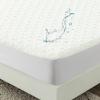 Bamboo Viscose Cooling Mattress Protector King Size Waterproof Matressprotector Soft Quiet Breathable Fitted Matress Cover view 1