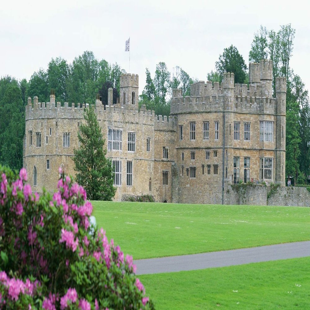 Iconic Arts Laminated 24x36 Poster: leeds Castle in Kent England hd Travel HD